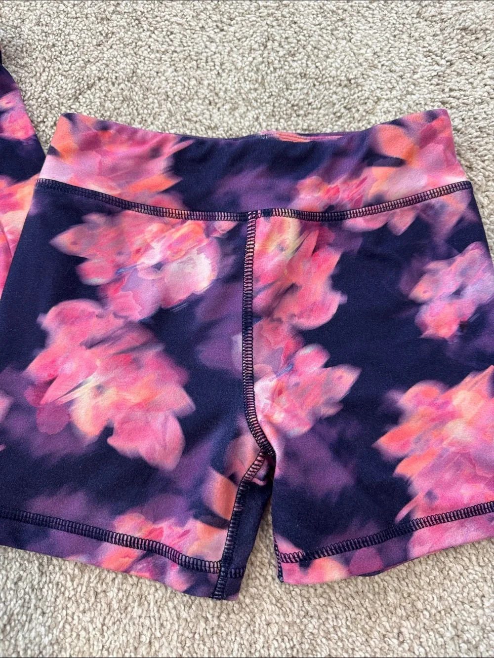 Jumping Beans Girls Floral Purple & Pink Active set